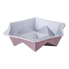 Dr. Oetker Creative Round Origami Mould - Diameter 28 x 7 cm, 2000 ml, High-Quality Baking Mould in Rose Gold, PFAS-Free Non-Stick Coating, Perfect for Unique Bundt Cakes, Heat Resistant up to +230 °C