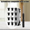 Wallet Elastic Band Replacement, Minimalist Wallet Repair Kit Including Screws