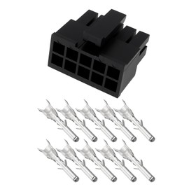 Create idea 4 Set Molex Micro Fit 3.0 Female Connector 43025-1000 10 Pin for PC Computer Component Connectors