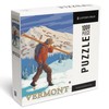 Vermont, Skier Carrying Skis (1000 Piece Puzzle, Challenging Jigsaw Puzzle