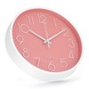 bakbrand Wall Clock 10 Inch Non-Ticking Silent Modern Simple Style