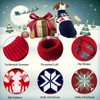 Vehomy 2Pcs Pet Puppy Christmas Jumpers Cat Sweater Kitten Knitwear