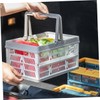 SUPVOX Foldable Basket Plastic Shopping Basket Vegetable Storage Fruit Organizer