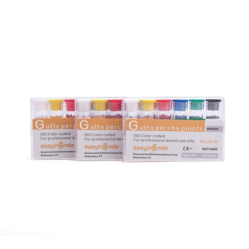 SNAWOP Gutta Percha Paper Points 2 Packs .02/.04/.06 Taper for