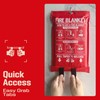 MIMEAQIER Emergency Fire Blanket 4 Pack 40"x40", Essential Fire Safety