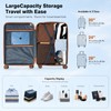 Luggage Sets 5 Pcs, Hardshell Lightweight Durable Suitcase With TSA-Lock