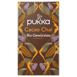 Pukka - Organic Spice Tea "Cacao Chai" - 3 x 20 Tea Bags (Cacao, Cinnamon, Cardamom, Chicory Root)