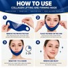 V Line Lifting Mask - 5PCS Blue Face Lift Tape