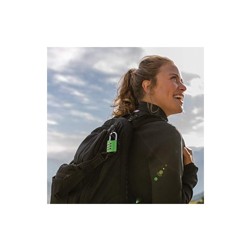 ABUS Combination Lock 145/40 Yellow - Luggage Lock, Locker Lock