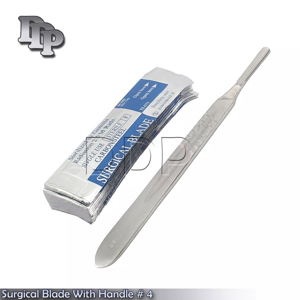 DDP 50 STERILE SURGICAL BLADES #21 #24 WITH FREE SCALPEL