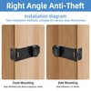 Digit Combination Locking Bolt,Gate Lock Heavy Duty Gate Bolt, Door