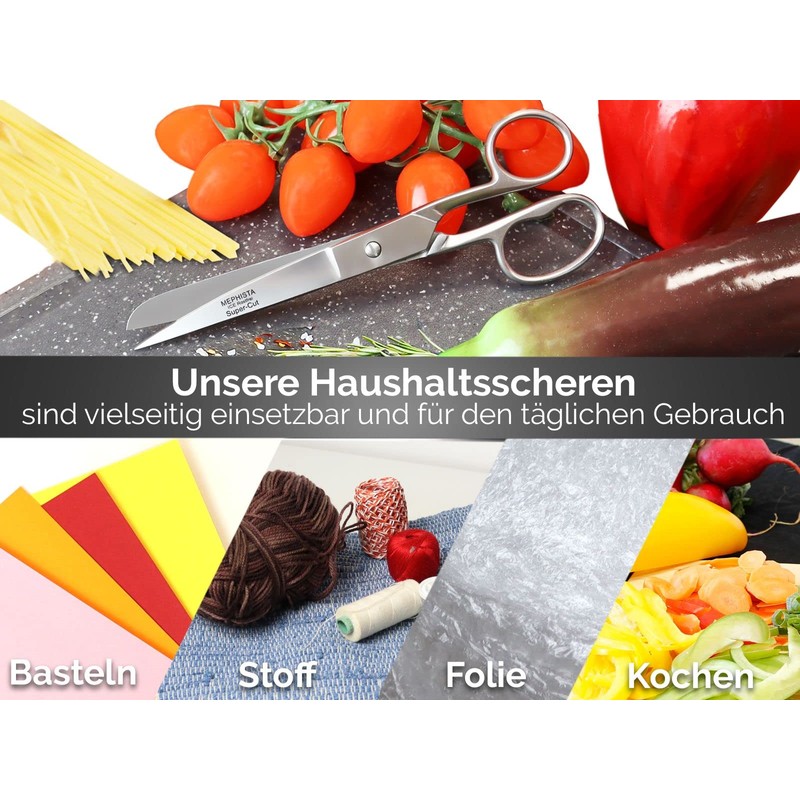 Kitchen Scissors, Household Scissors, Ergonomic All-Purpose Scissors, Cooking Scissors, Stainless