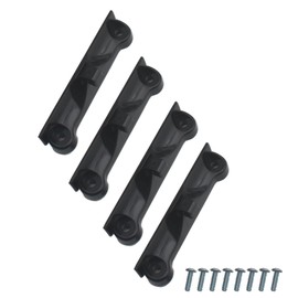 OZXNO 4pcs CPU Fan Retainer Bracket Black AM4 Mounting Bracket Plastic CPU Fan Support Bracket with Screws for AM4 Backplate