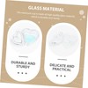 TOVINANNA 2Pcs Mini Manicure Cups with Lids Heart Shaped Nail