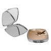 Island Gifting - Vintage Fighter Plane - Square Compact Mirror