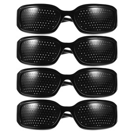 4 Piezas Gafas Estenopeicas Correctivas, Gafas De ProteccióN Con Marco Completo, Mejoran La VisióN Y Reducen EstréS