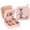 LETURE Travel Jewelry Case Small Jewelry Box Jewelry Organizer with
