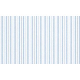 Needles N Minis 1:48, 1/4" Scale Dollhouse Miniature Wallpaper Blue Stripe 2 Strips - 0002393