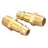T TANYA HARDWARE Brass 1/4 Inch NPT High Flow Air