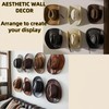 YVYAVGE 8 Pack Hat Hooks for Wall,Heavy-Duty Adhesive Cowboy Hat