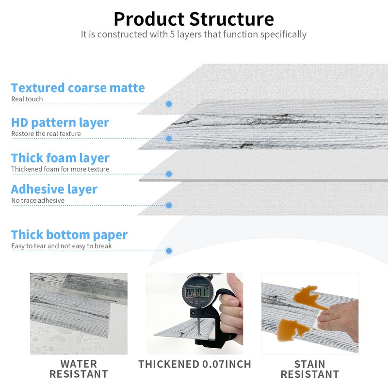 24 Sheets Kitchen Backsplash Tiles Peel and Stick, 12" x