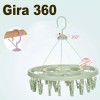 J.H. Company Gancho Giratorio Plegable Percha 18 Pinzas Calcetin 12291