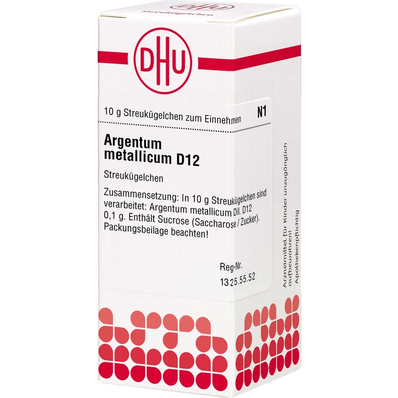 DHU Argentum Metallicum D12 Spreading Balls 10 g Globules