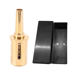 Horn Pressure Reducing Valve Ergonomic Horn Mouth Breath Trainer Posture Correction Assistant Tool Gold