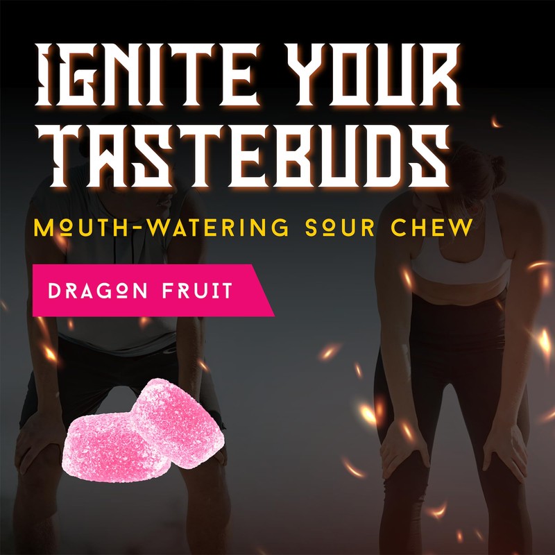 After Burn Creatine Monohydrate Chews - BCAAs & L-Glutamine -