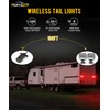 Partsam Wireless LED Trailer Light Kit Magnetic Towing Tail Light