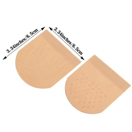 8 Pairs Toes Sock for Backless Mules Polyester Mule Socks Well-Made Toe Topper No-Show Liner Sock Half Toe Covers