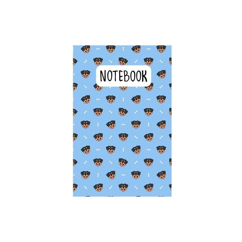Cute Rottweiler Dog: Lined Journal Notebook Rottweiler Gifts for Rottweiler