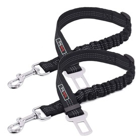 THAIN Dog Seat Belt Pet Seat Belt Dog Car Seat Belt Dog Cat Drive Belt Car Leash Nylon Reflective Material Adjustable Length 50-70cm Easy to Attach Prevents Jumping Out Safety Belt Dog Car Accessories