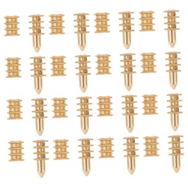 Ciieeo 20pcs Zinc Alloy Table Leaf Alignment Dowel Aligners for Table Leaf Positioning Precision Engineered for Home Use