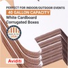 AVIDITI Cardboard Trash Cans and Recycling Bins, 40 Gallon 18"L