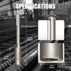 Vearter SDS MAX Shank T-Post Driver for 3/4'' Ground Rods,