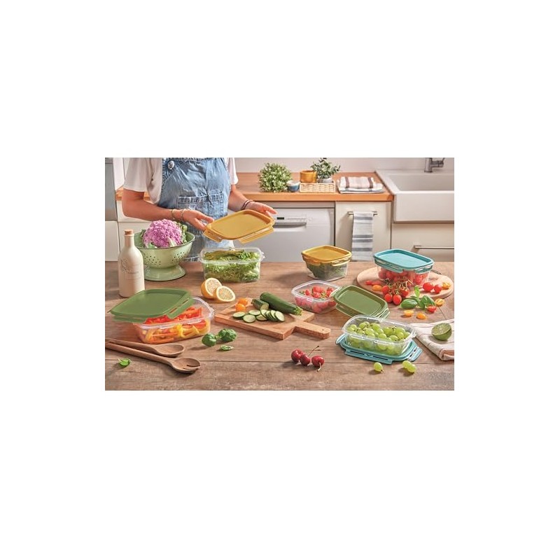 Snips, SnipsLock MIXCOLOR, Set of 3 Food Containers, 3 x