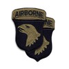 101st Airborne New OCP Patch and Airborne Tab Sewn Together
