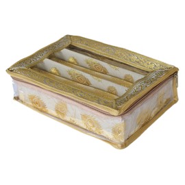 EliteKoopers 3rod Gold Bangle Box Storage Watch Jewellery Organiser Bracelet Box Jewelry Gift Box Indian