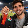 Soccer Keychain Set - 4PCS World Cup Inspired Accessories