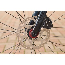 KCNC Disc Brake Rotor Lock Ring, Compatible with SHIMANO Center Lock, Gold, One Size