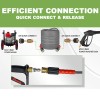 YAMATIC Flexible Durable Pressure Washer Hose 1/4" M22-14mm Quick Connectors