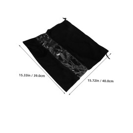 Beavorty Transparent Drawstring Bag Lightweight Portable Storage Pouch for Hair Dryers Curling Tools and Clothes Travel Organizer Easy Access Dustproof Multi Functional Storage