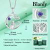 Blaniy Guardian Angel Necklace for Women 925 Sterling Silver Tree