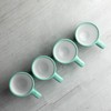 City to Cottage Ceramic Espresso Cups of 4, Small Expresso