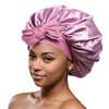 Dresyu Silk Bonnet for Sleeping Women Satin Hair Bonnet Single