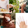 100 Pieces Cotton Finger Cots,Cloth Finger Cots Finger Toe Sleeves