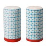 Bloomingville Carla Salt and Pepper Shakers Vintage Retro Diameter 3.5