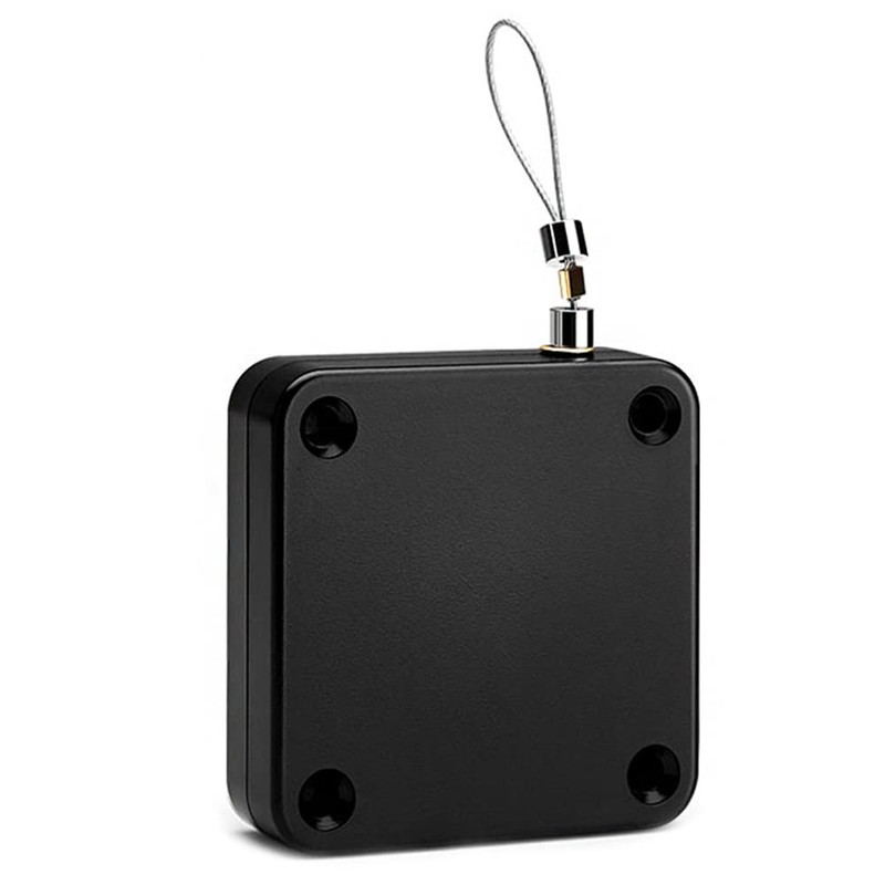 Tiardey 2pcs Black Multifunctional Punch-Free Automatic Sensor Door Closer Kits,Residential