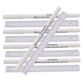 NOLITOY Eyebrow Pencil Makeup Marker Pen Temporary Tattoo Pen Scale for Eyebrow Mapping